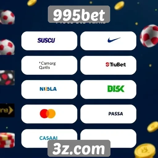 Métodos de pagamento oferecidos pelo 995bet
